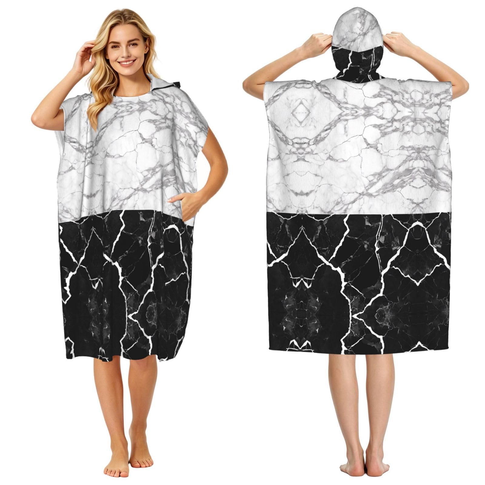 Poncho de change adulte anti regard pour se changer facilement sur la plage