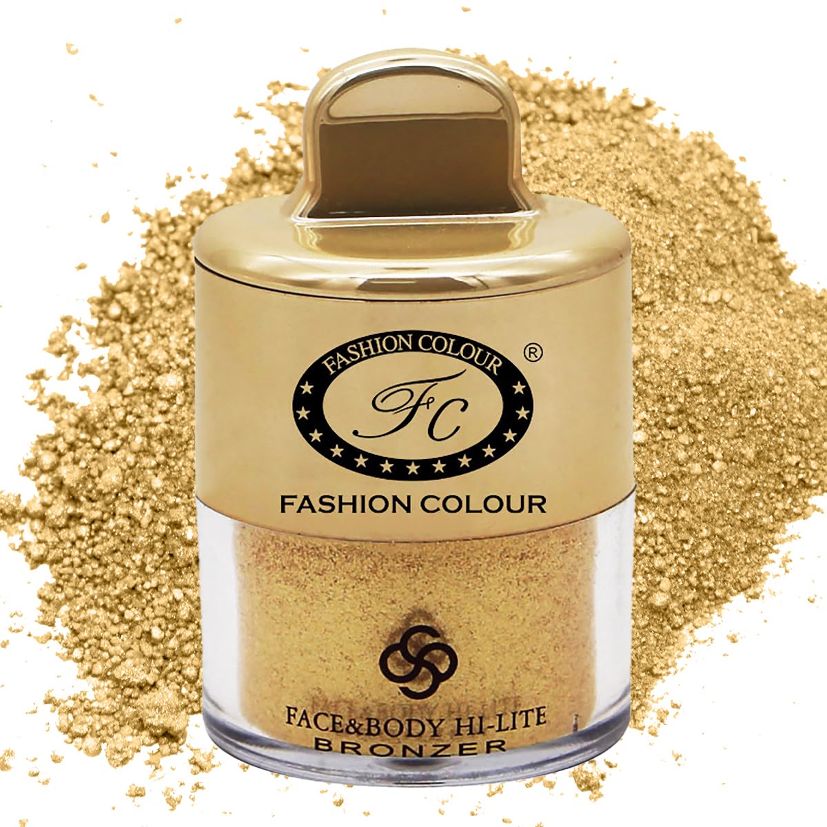 FASHION COLOUR Face and Body Hi-Lite Bronzer | Highlighter For Effortless Shine | Soft Glow Highlighter | Mettalics Body