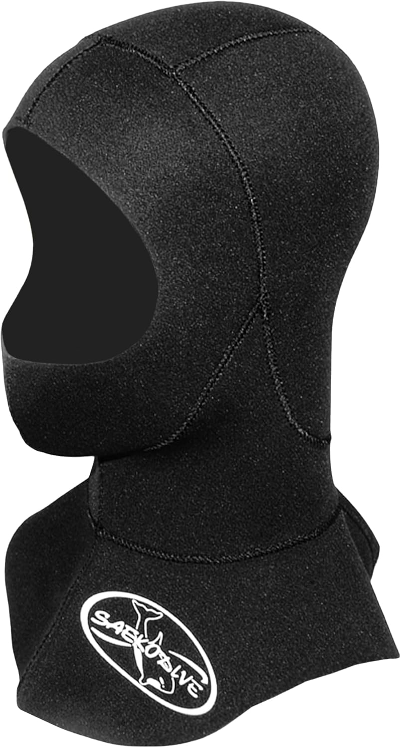 3mm Neoprene Diving Hood for Men and Women - Warmth Protection for Scuba, Technical Diving, Spearfishing, Underwater Activities