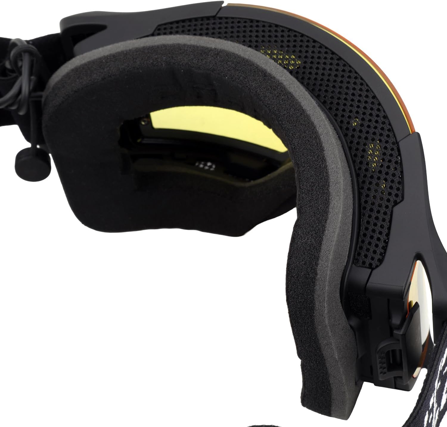 Castle X Coil Heated Snow Goggles - Anti-Fog Goggle for Ski, Snowboard, Snowmobile, White/Gray