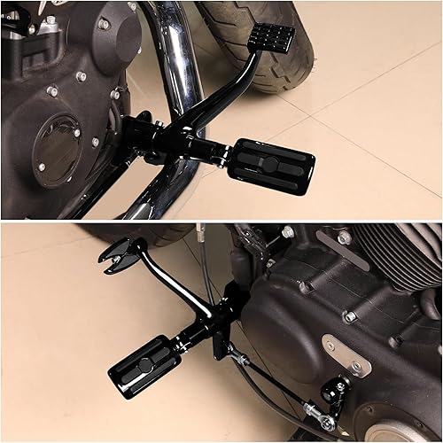 Miniatura 32 de XFMT - Reposapiés para motocicletas, compatible con Sportster negro