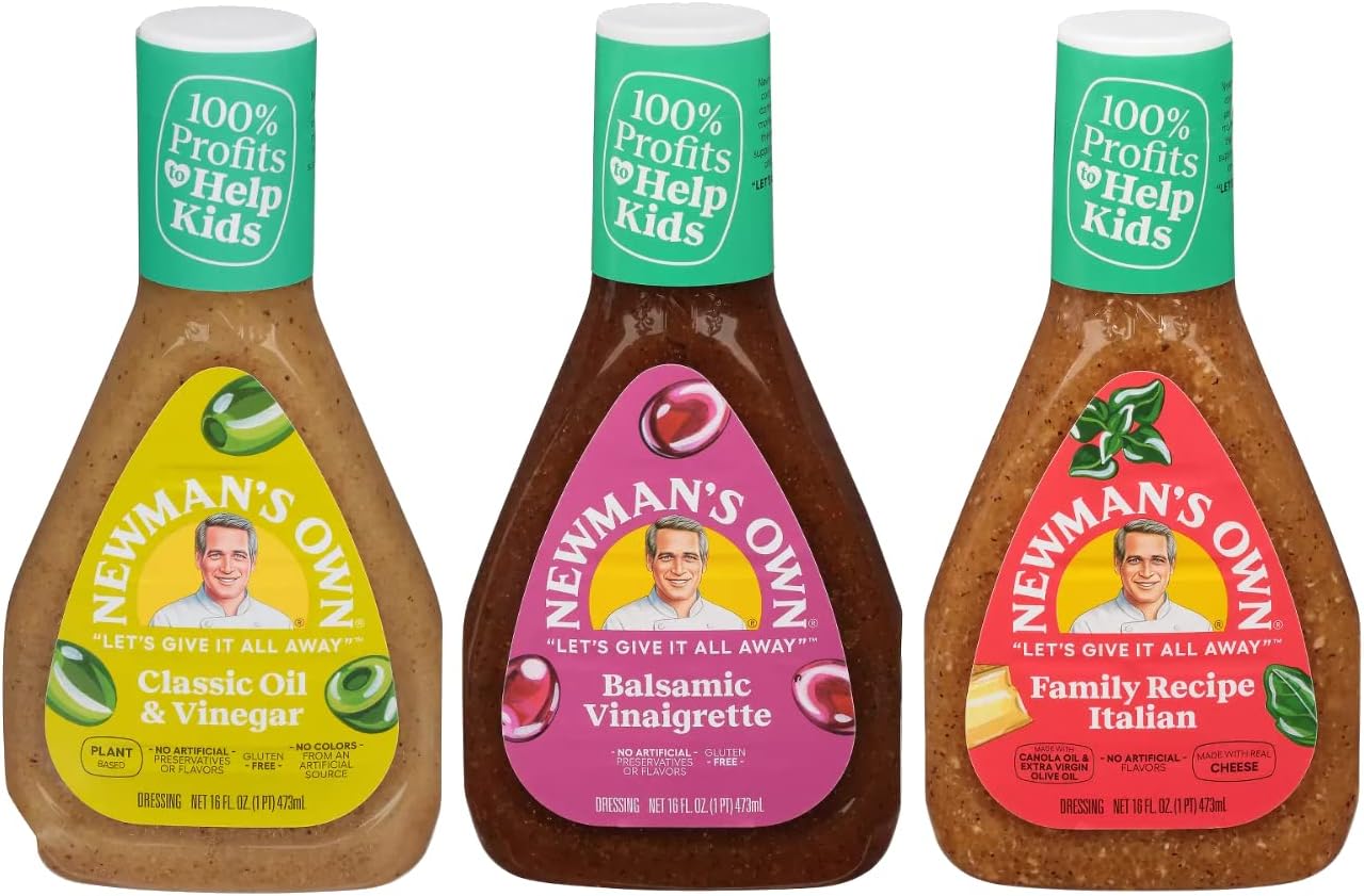 Amazon.com : Newman's Own Light Balsamic Dressing, 16 oz, 2 pk