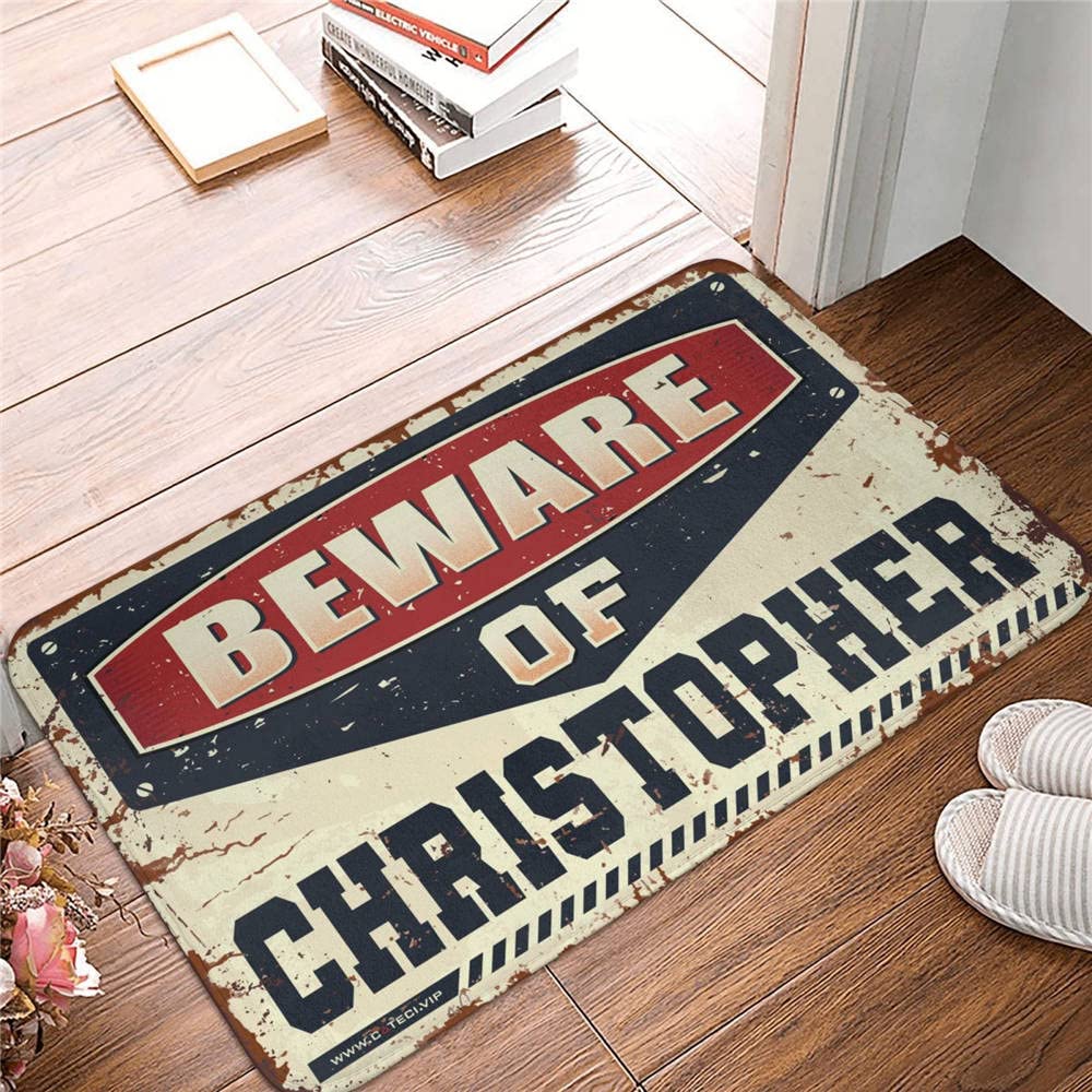 Tapis de porte d'automne extérieur original avec message humoristique 50x80