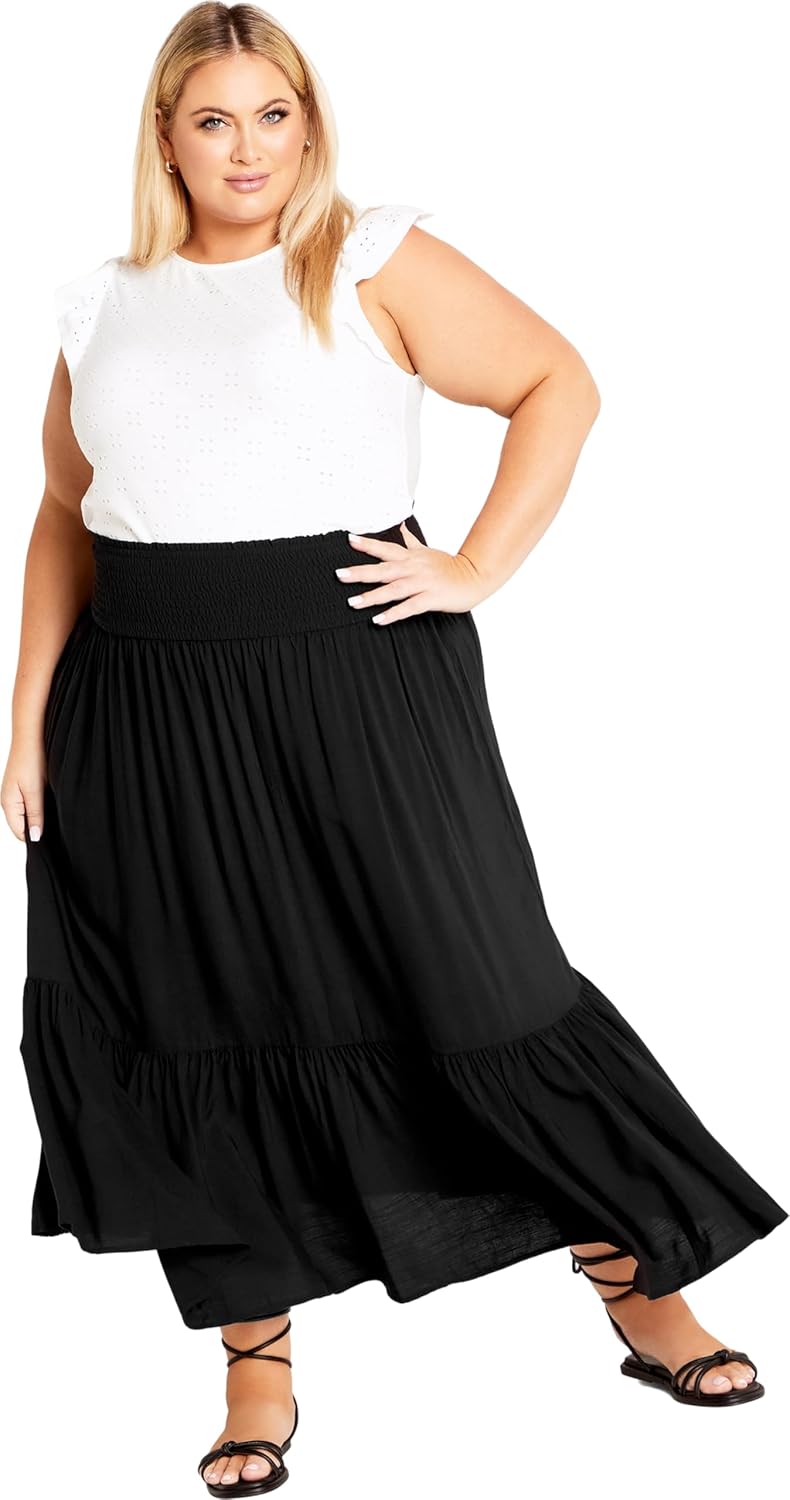 AVENUE Women's Plus Size Skirt ISLA