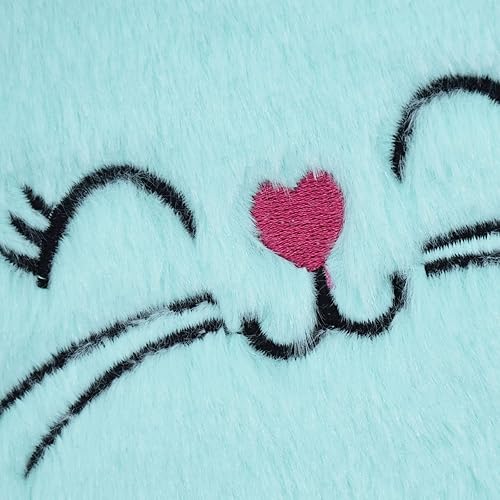 Miniatura 3 de Lindo cuaderno de felpa de animales y gatos, cuaderno de escritura de tapa dura, cuaderno de regalo para niños, niñas, mujeres y estudiantes (forro