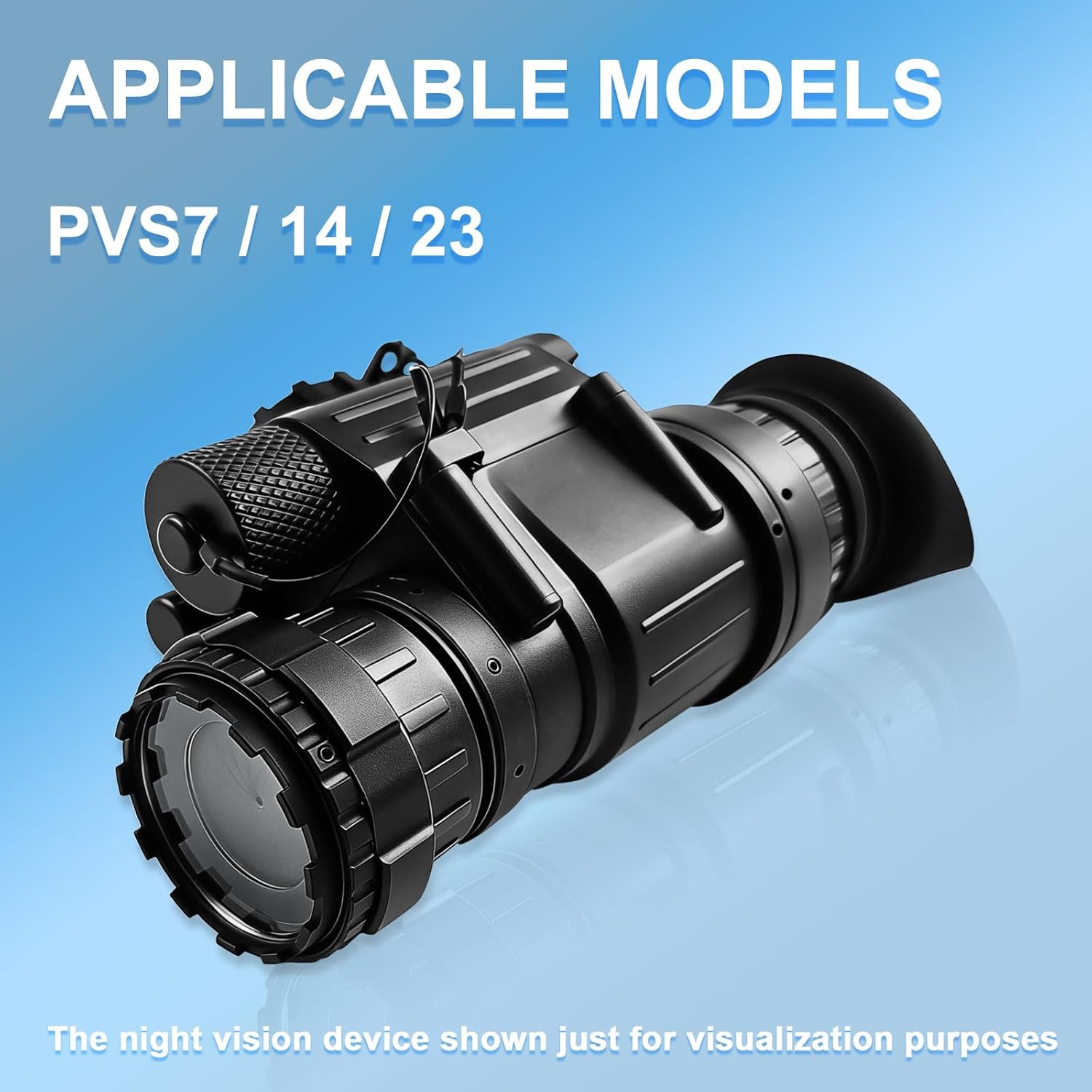 PVS-14 Adjustable Iris Aperture with 1mm-23.5mm,Gen2 NVG Scope Cap Diaphragm M22 to M32.5 Adapter For Night Vision Goggles Monocular,Aluminum Focusing NVG Lens cover Compatible with PVS14 PVS-7 PVS-23