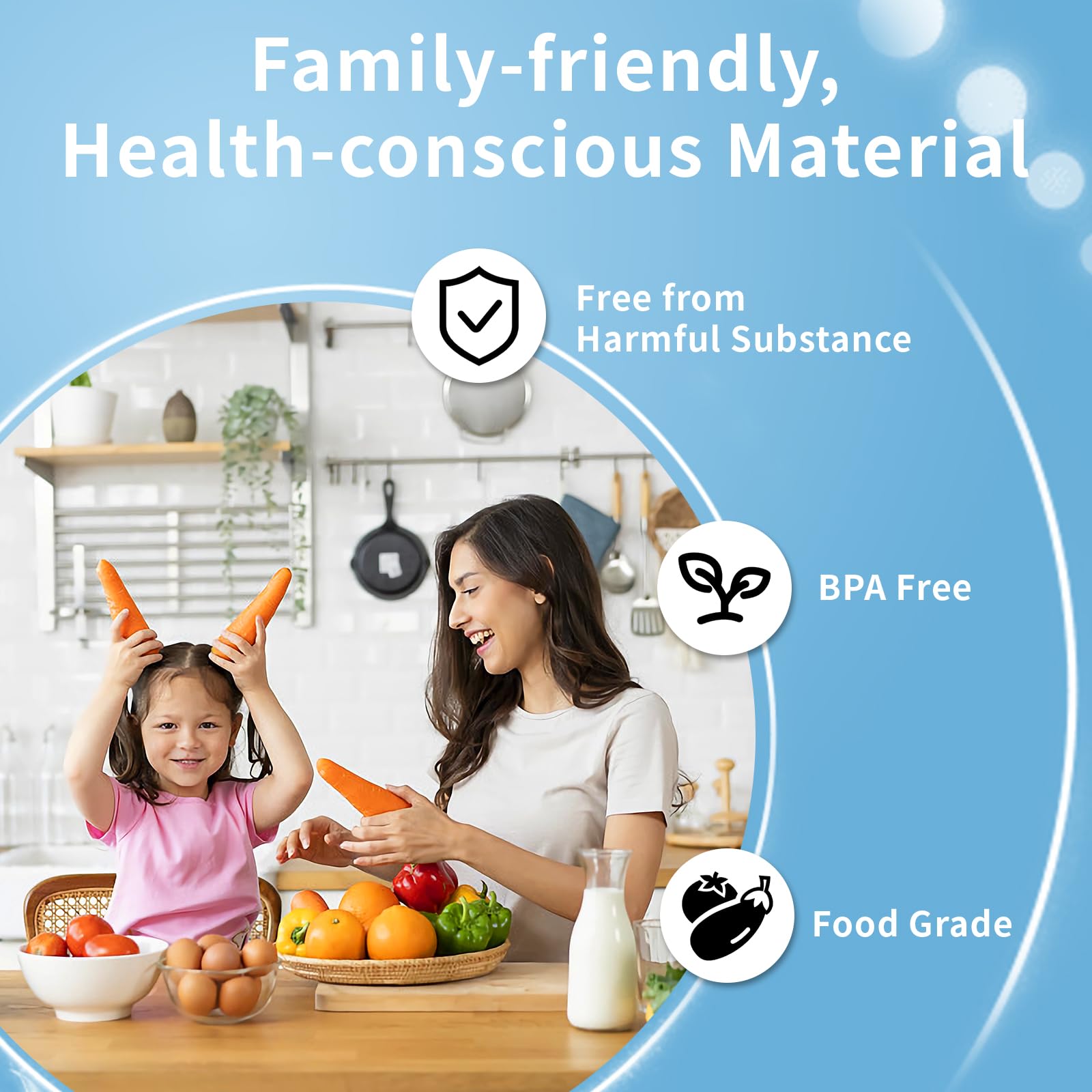 CLASSY Bolsas grandes de plástico para almacenamiento de alimentos de 35,5 x 50,8 cm, 350 bolsas/rollo, bolsas de plástico para verduras, frutas, pan - (4 rollos, total 1400 bolsas)