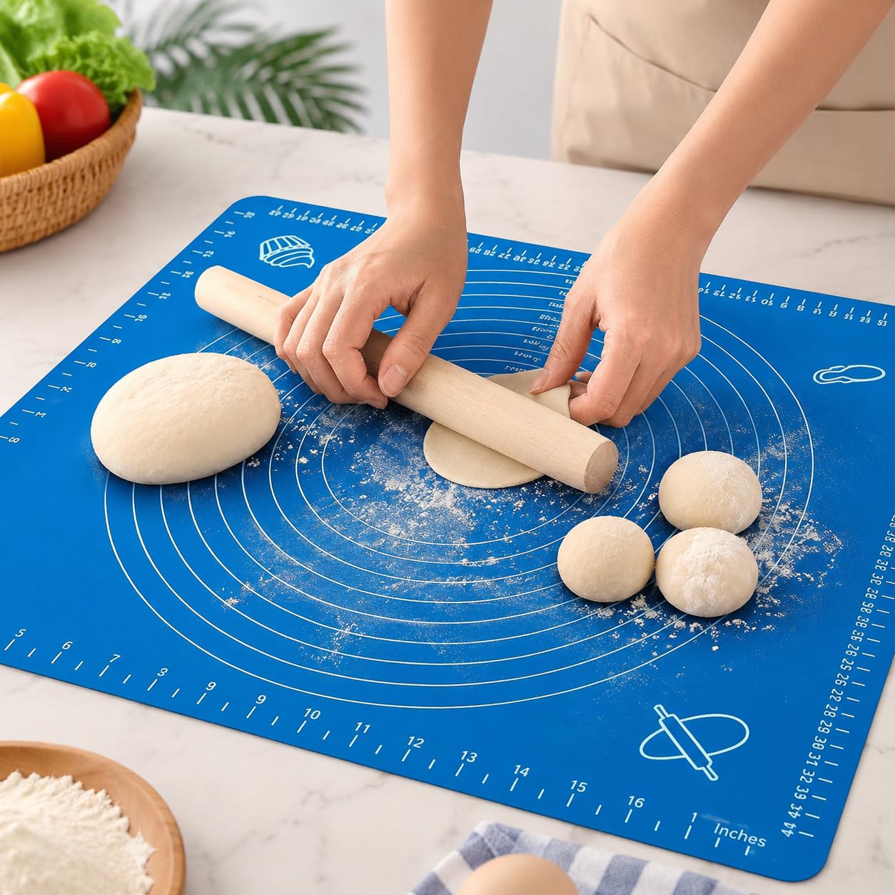 Silicone Baking Mat - Chapati & Roti Rolling Mat -1