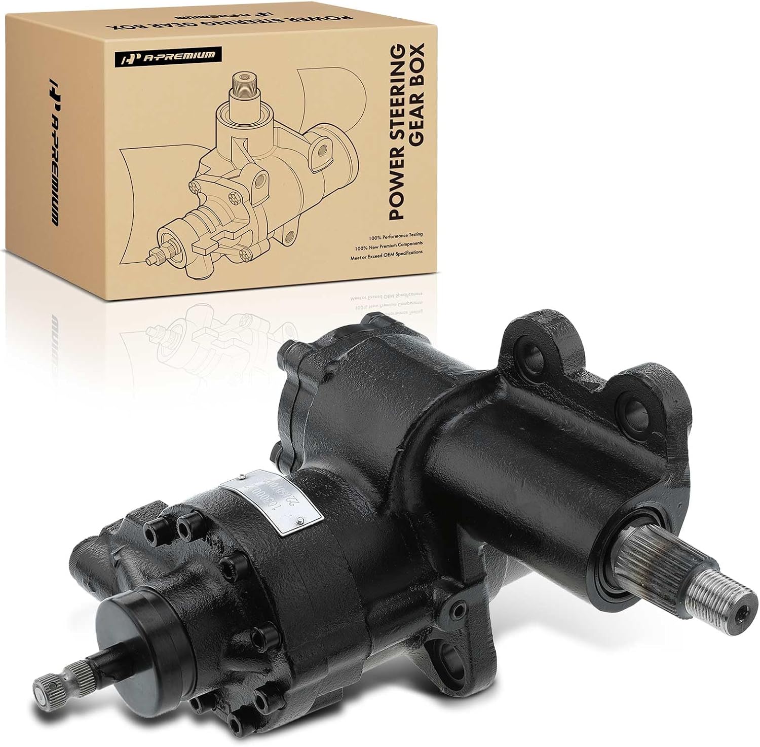 A-Premium - Power Steering Gearbox Gear Box Compatible with Dodge Charger, Challenger, Dart, Aspen, Diplomat & Chrysler Town & Country, 300, Imperial & Plymouth Cuda, Volare