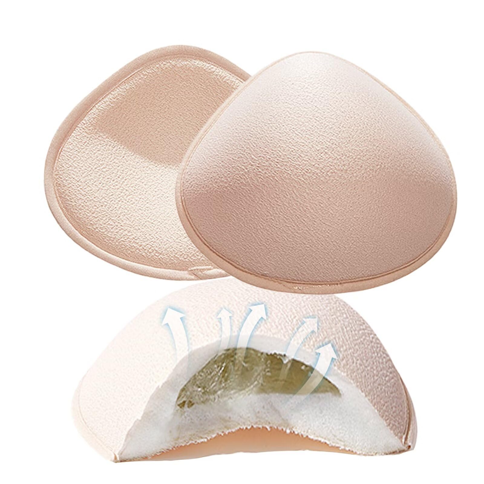 Photo 1 of 1 CYTMTZGA Mastectomy Breast Prosthesis Breast Form breathable Latex foam with Silicone pads for Post-Mastectomy Pockets bra Swimsuit TrM