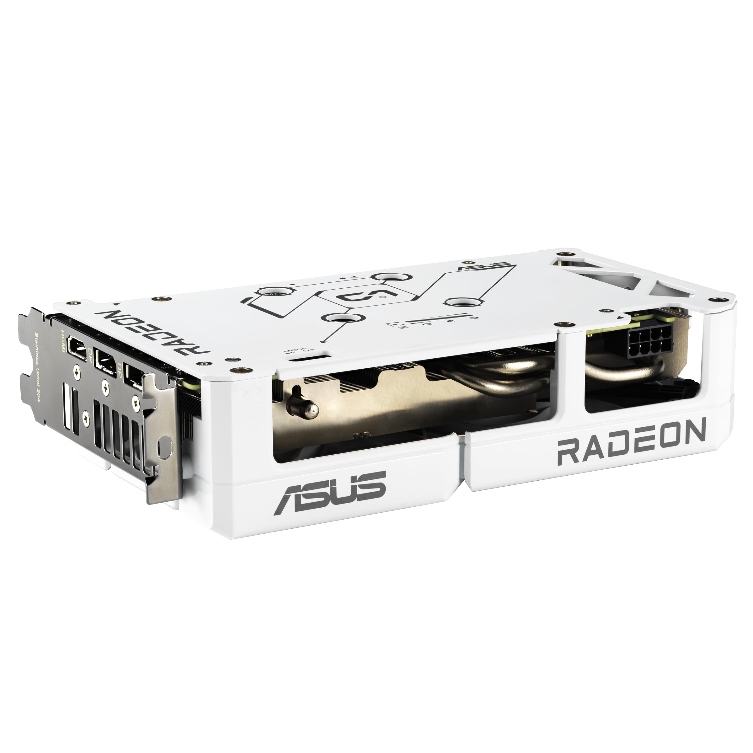 ASUS Dual Radeon RX 9060 XT 16GB GDDR6 White Edition (PCIe 5.0, 16GB GDDR6, HDMI 2.1b, DisplayPort 2.1a, 2.5-Slot Design, Axial-tech Lüfterdesign, 0dB Technologie und mehr)