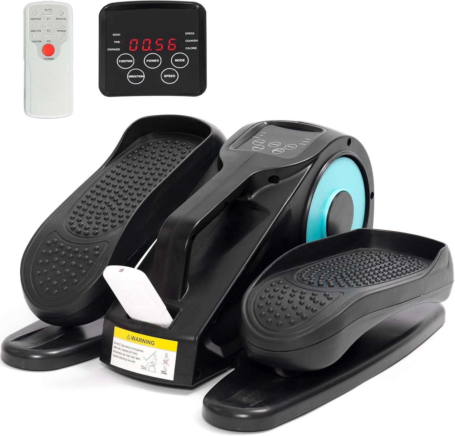 Under Desk Ellipticals Machine Adjustable Speeds Electric Elliptical Trainer with