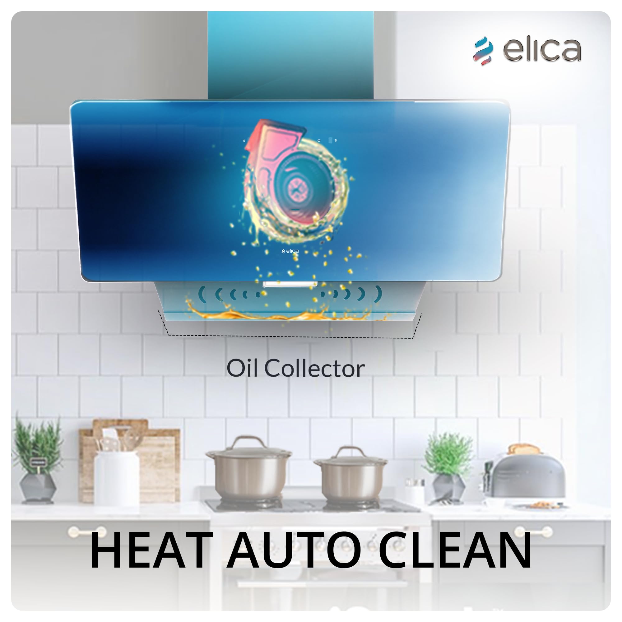Elica KITTY Chimney - Powerful & Easy Clean -5