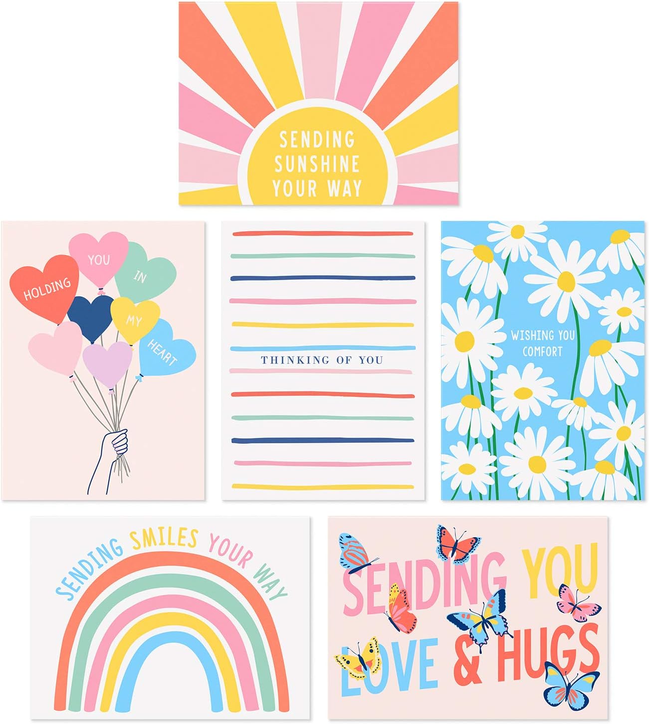 Sweetzer & Orange Thinking of You Cards with Envelopes. Set of 24 Boxed