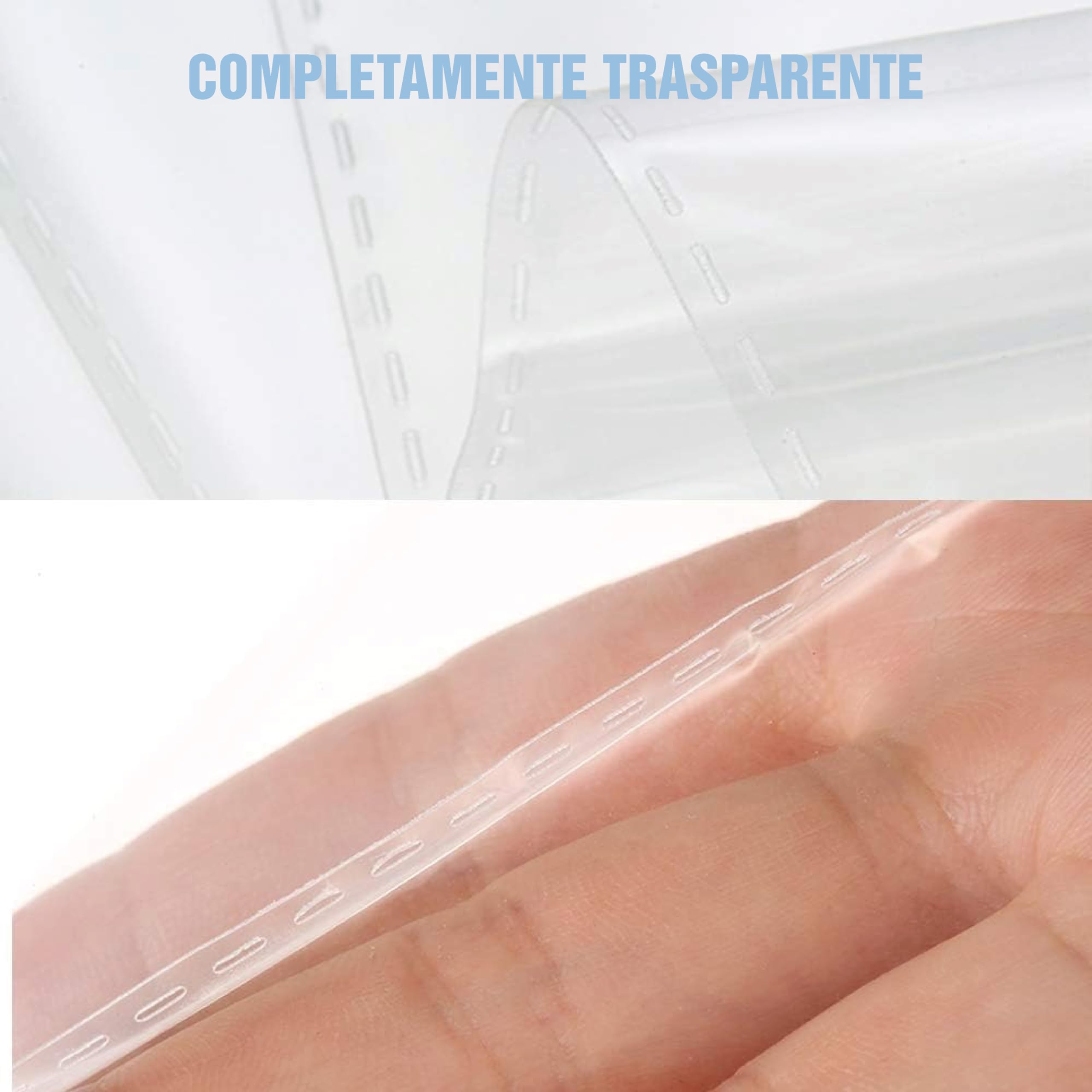 MGE - 100 Sacchetti in Plastica Trasparente 35x45 cm, Buste Trasparenti in Cellofano - Sacchetti Richiudibili con Chiusura Ideali per Regalo, Caramelle, Biscotti