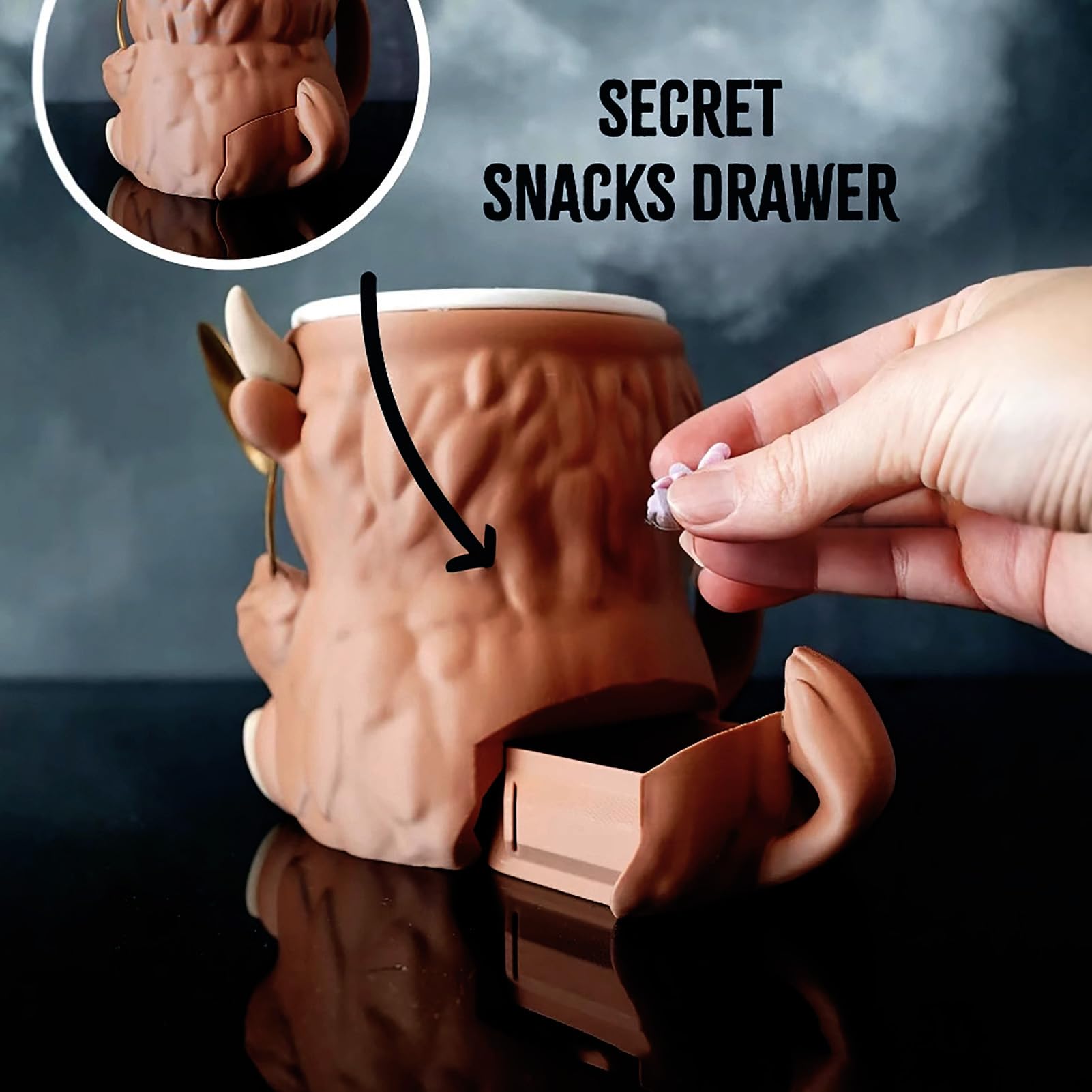 Highland Cow Ice Cream Halter Ärmel | Verschüttungssicheres Bier