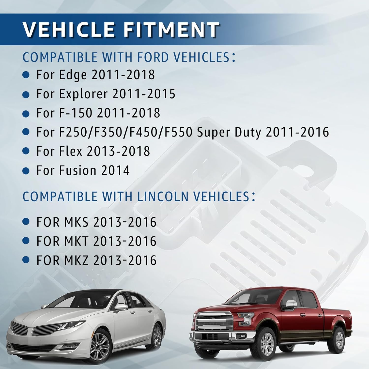 601-704 Seat Heater Control Module w/Pigtail Kit Compatible with Ford Edge Explorer F-150 F-250 F-350 Replacement for Lincoln MKS MKZ MKT BU5Z14C724A