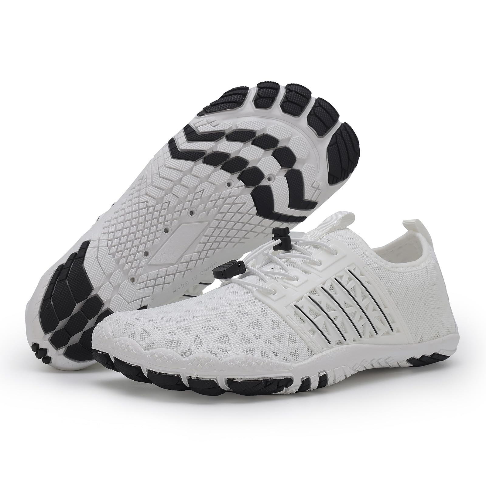 – Men Water Shoes Women Barefoot Quick-Dry Aqua Shoes Surf Beach Pool Swim Shoes Wide Toe Lake River Hiking Kayaking Boating Water Shoes