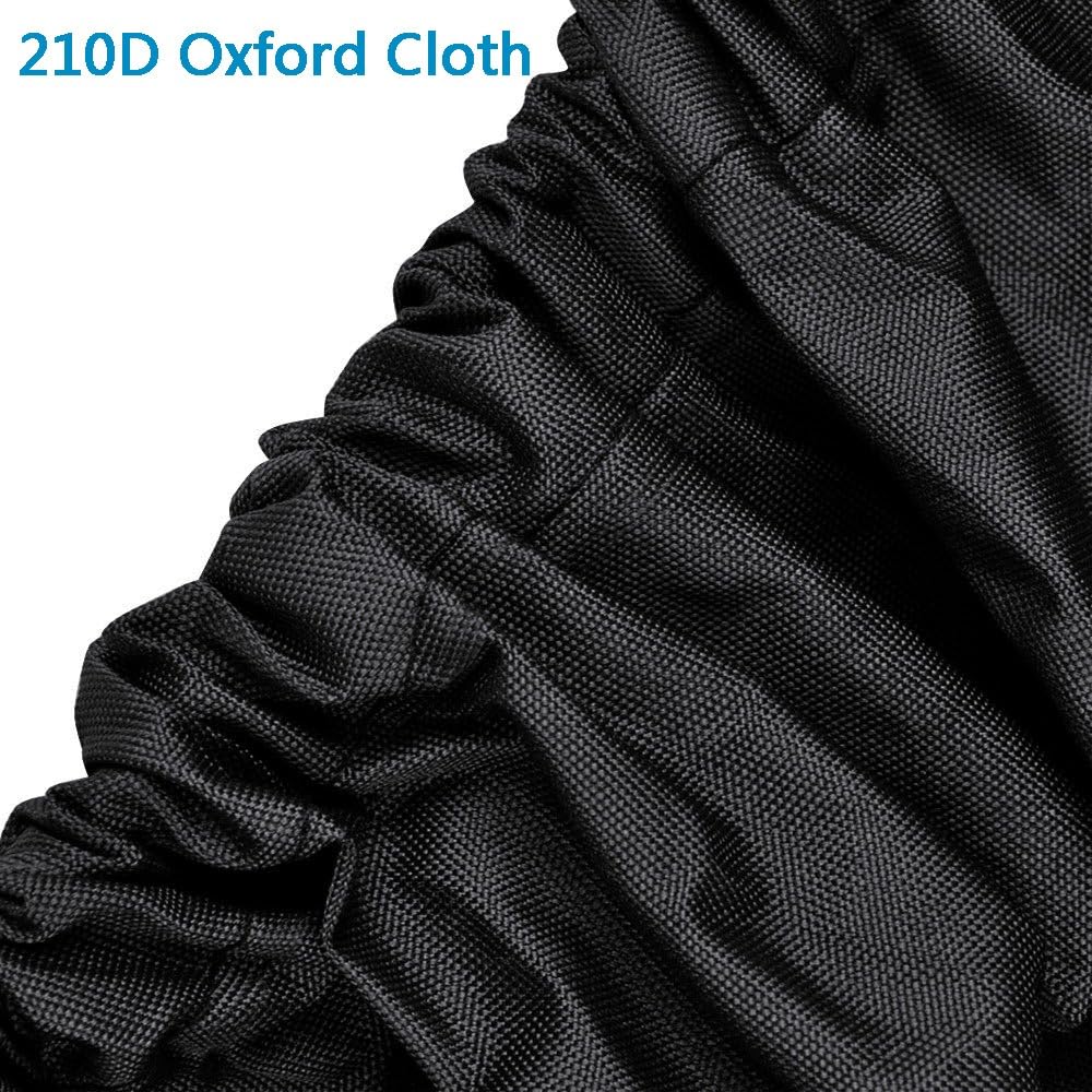 Funda impermeable para cortacésped, protección contra el polvo y los rayos UV, fundas universales para cortacésped autopropulsado Oxford con cordón ajustable (182*111*116cm)