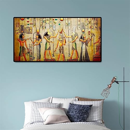 Kits de pintura de diamantes para adultos, mujeres egipcias, grandes, kits de pintura de diamantes 5D por números, taladro completo, bordado de