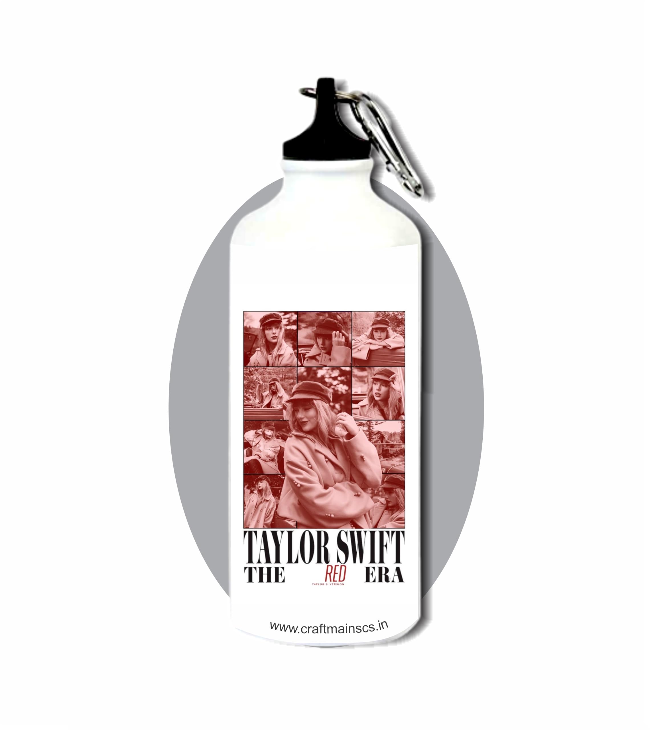 CRAFT MANIACS TAYLOR SWIFT GOODNESS RED 600 ML SIPPER BOTTLE | BPA & LEAD FREE FOR SWIFTIES