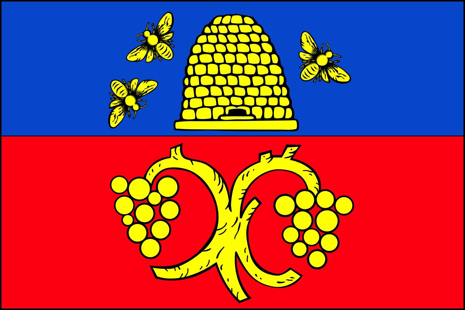 Drapeau Large Miroslavské Knínice en maille haut de gamme résistante