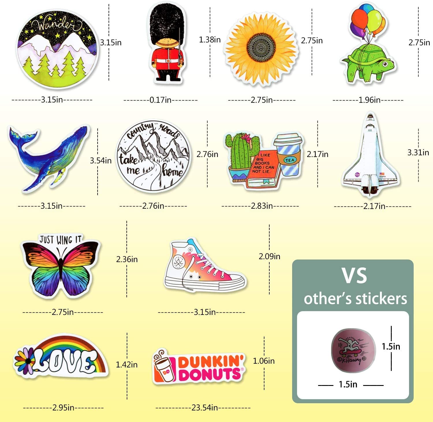 Buy 500 PCS Cool Stickers for Adults, Waterproof Aesthetic Stickers for