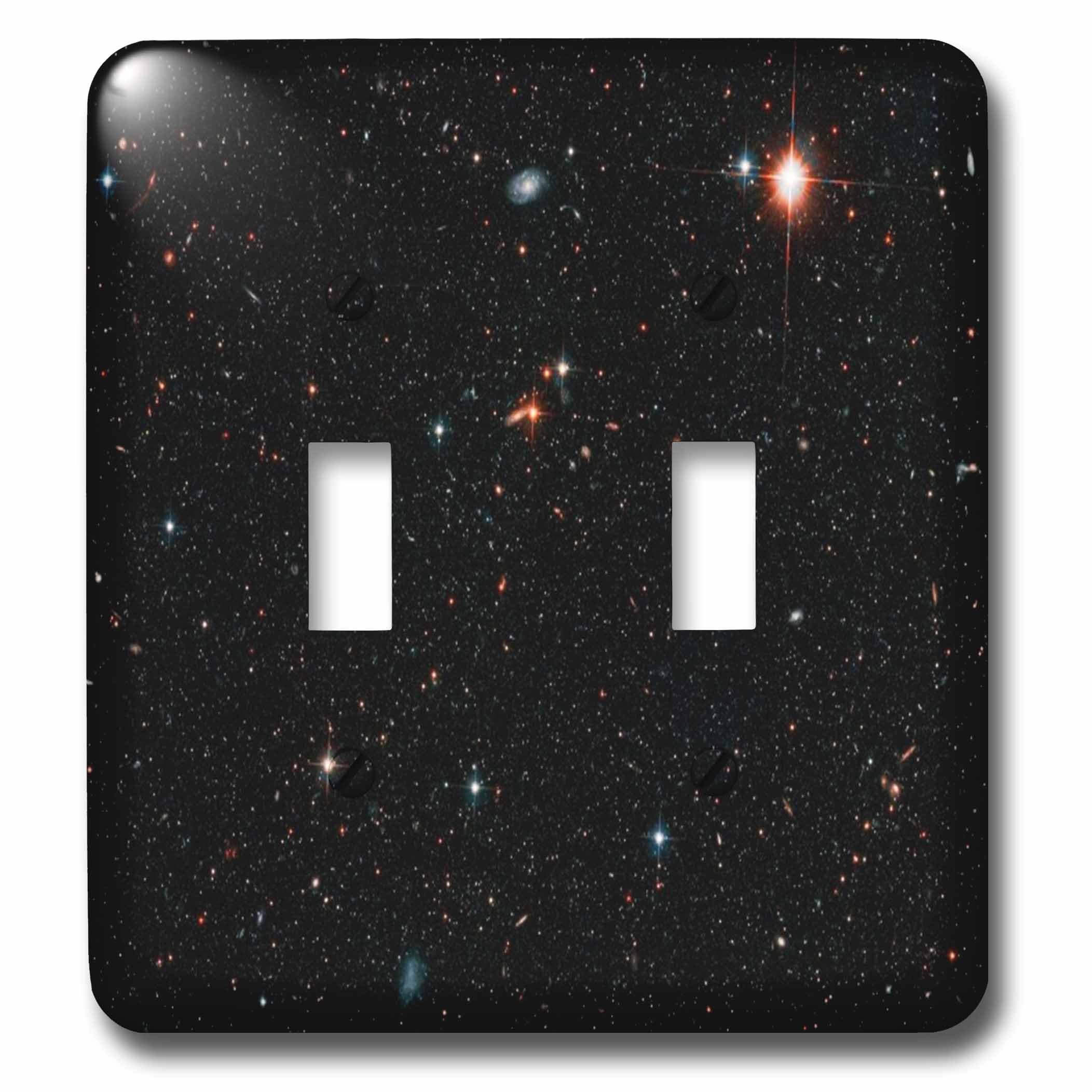 Interrupteur à bascule double étoiles de nuit pour remplacer plaque usée