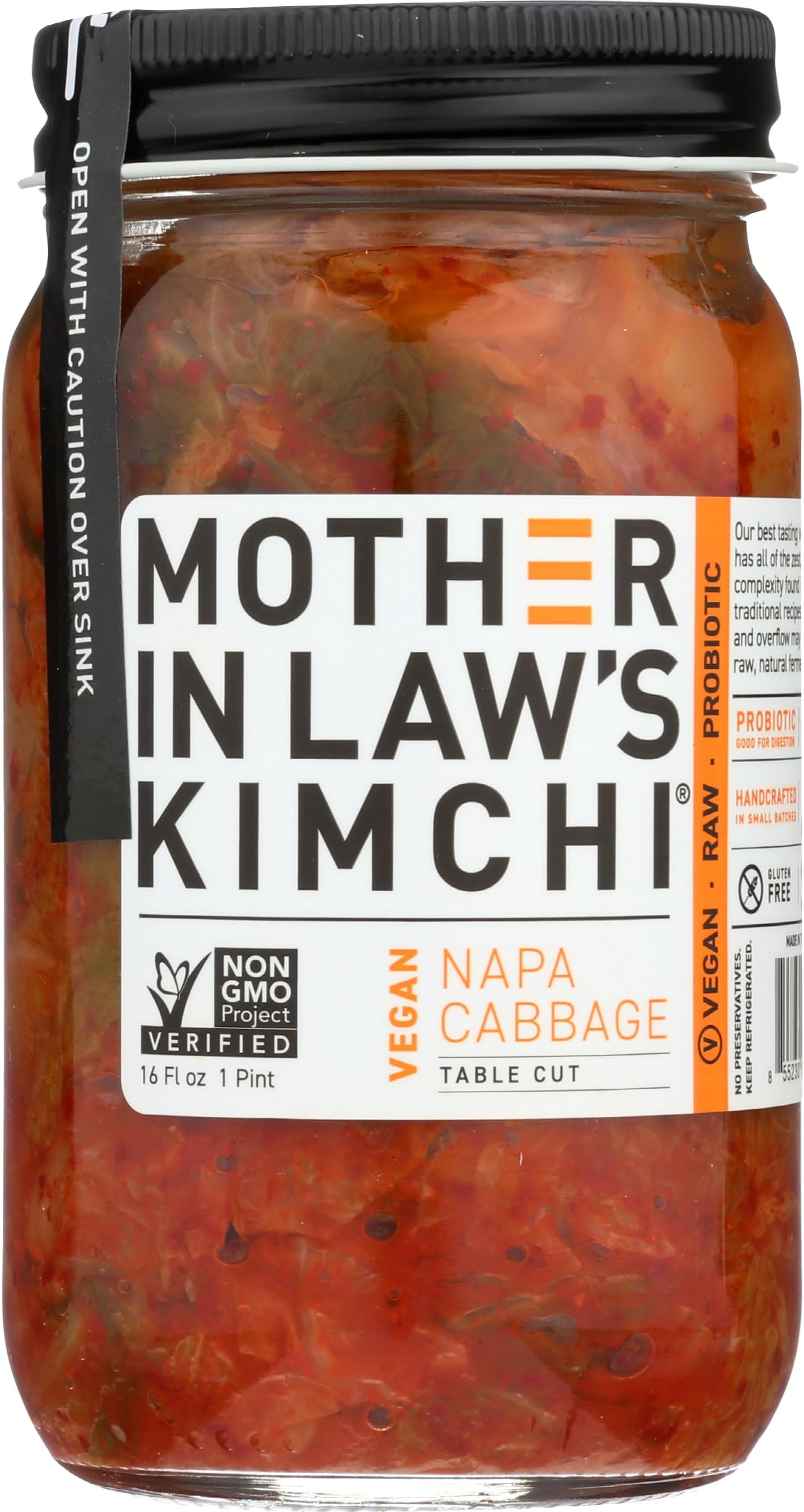 Mother in Laws Kimchi Vegan Napa Cabbage Kimchi, 16 FZ
