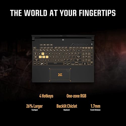 Miniatura 9 de ASUS TUF Gaming F15 - Laptop con pantalla IPS FHD de 15.6 pulgadas, 144 Hz, procesador Intel Core i7-11800H, GeForce RTX 3050 Ti, 16 GB DDR4 RAM