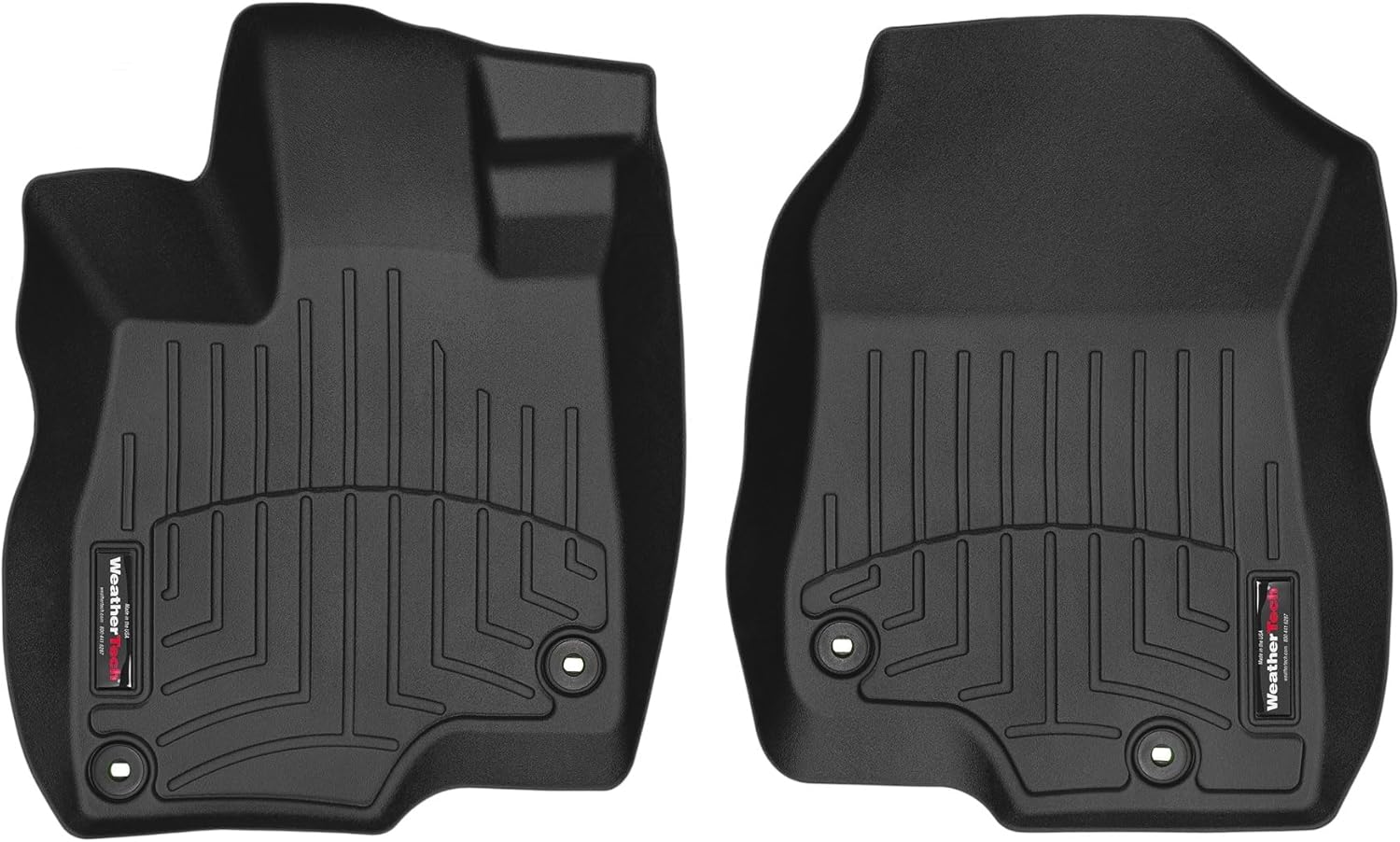 WeatherTech Custom Fit FloorLiners for Acura RDX - 1st Row (4414691), Black