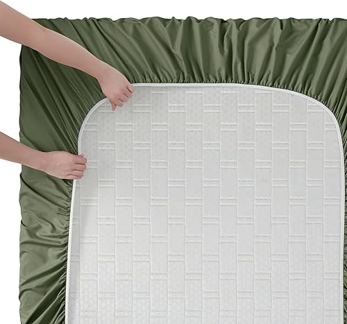 Vista 276 de Clara Clark - Juego de sábanas de la serie 1800 Premier, 4 piezas, juego de cama, sábanas con mucha caída, resiste arrugas, la decoloración