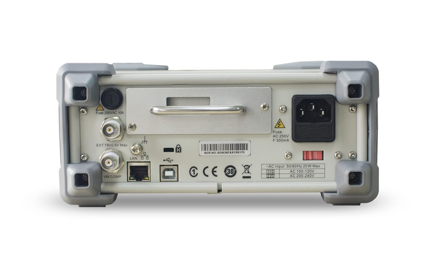 Siglent Technologies SDM3065X-SC 6½ Digit Digital Multimeter, DMM,Scanner Card SC1016, Grey
