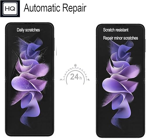 Miniatura 3 de ZCDAYE 3 Paquetes De Protector De Pantalla Para Samsung Galaxy Z Flip 5 5G, HD Clear Soft Protector De Película Para Samsung Z Flip 5 - Transparente