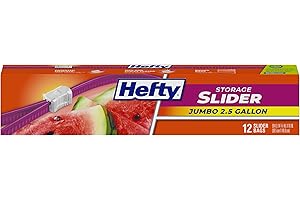 Hefty Slider Jumbo Storage Bags: Massive Capacity for Your Bulky Items