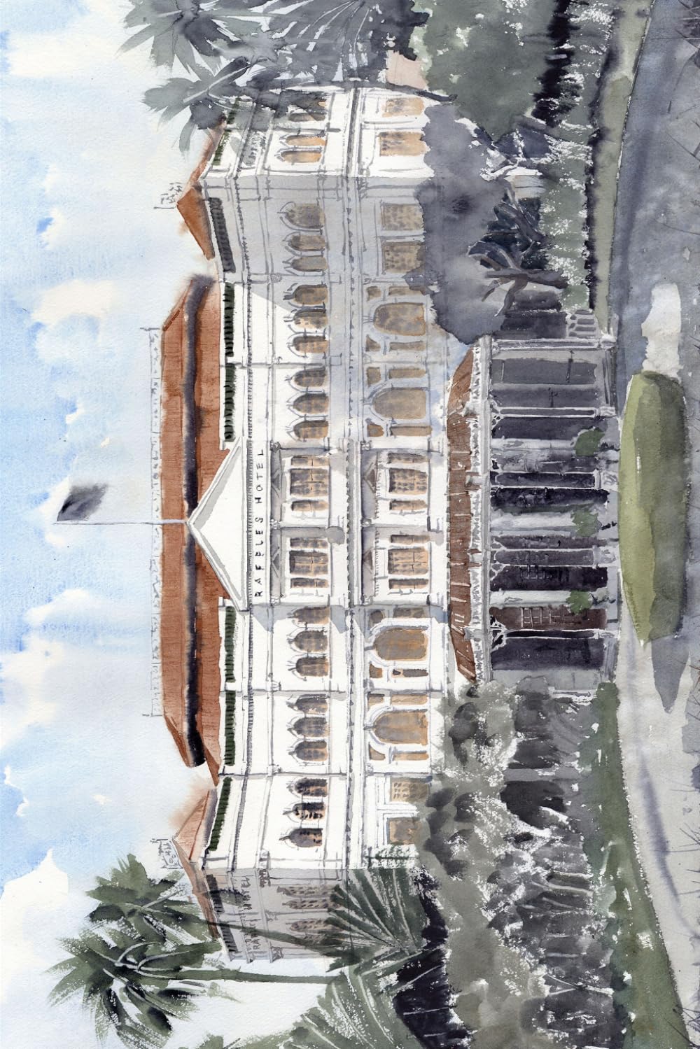 Grand Dame of the East: A Singapore Heritage Journal: Volume 4 | Original Watercolor Urban Sketches of Colonial Landmarks