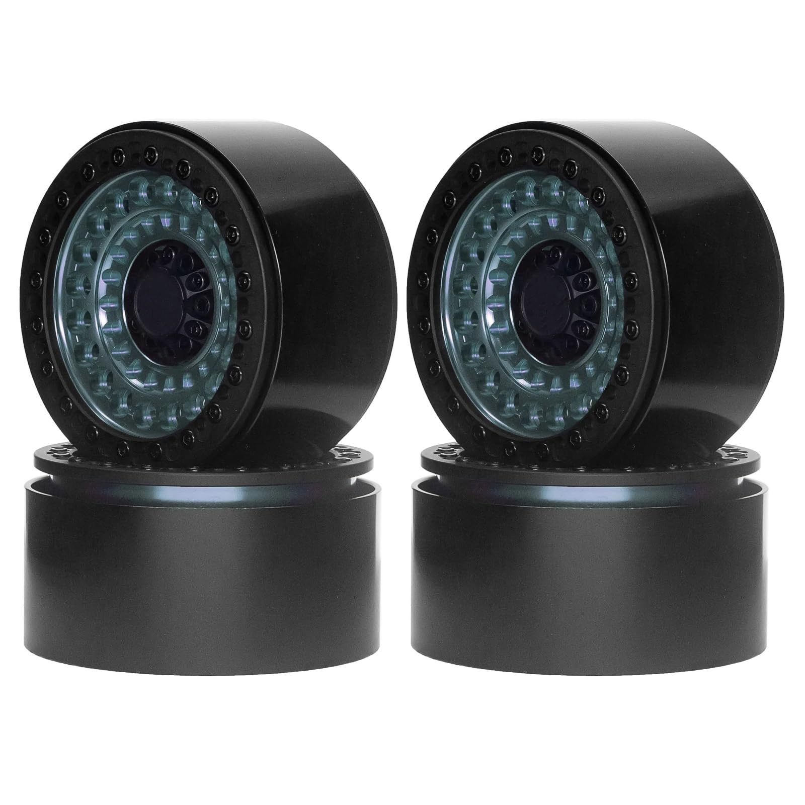 Roues 2,2 Pouces pour Crawler RC en Sortie Outdoor sur Terrains Difficiles