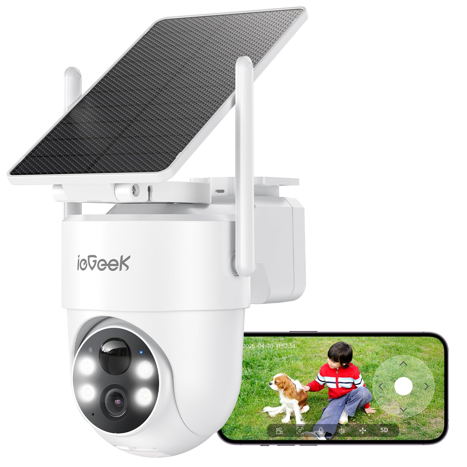 Amazon.co.jp: 【4K800万画素録画機・無料AI検知・360° 追尾機能