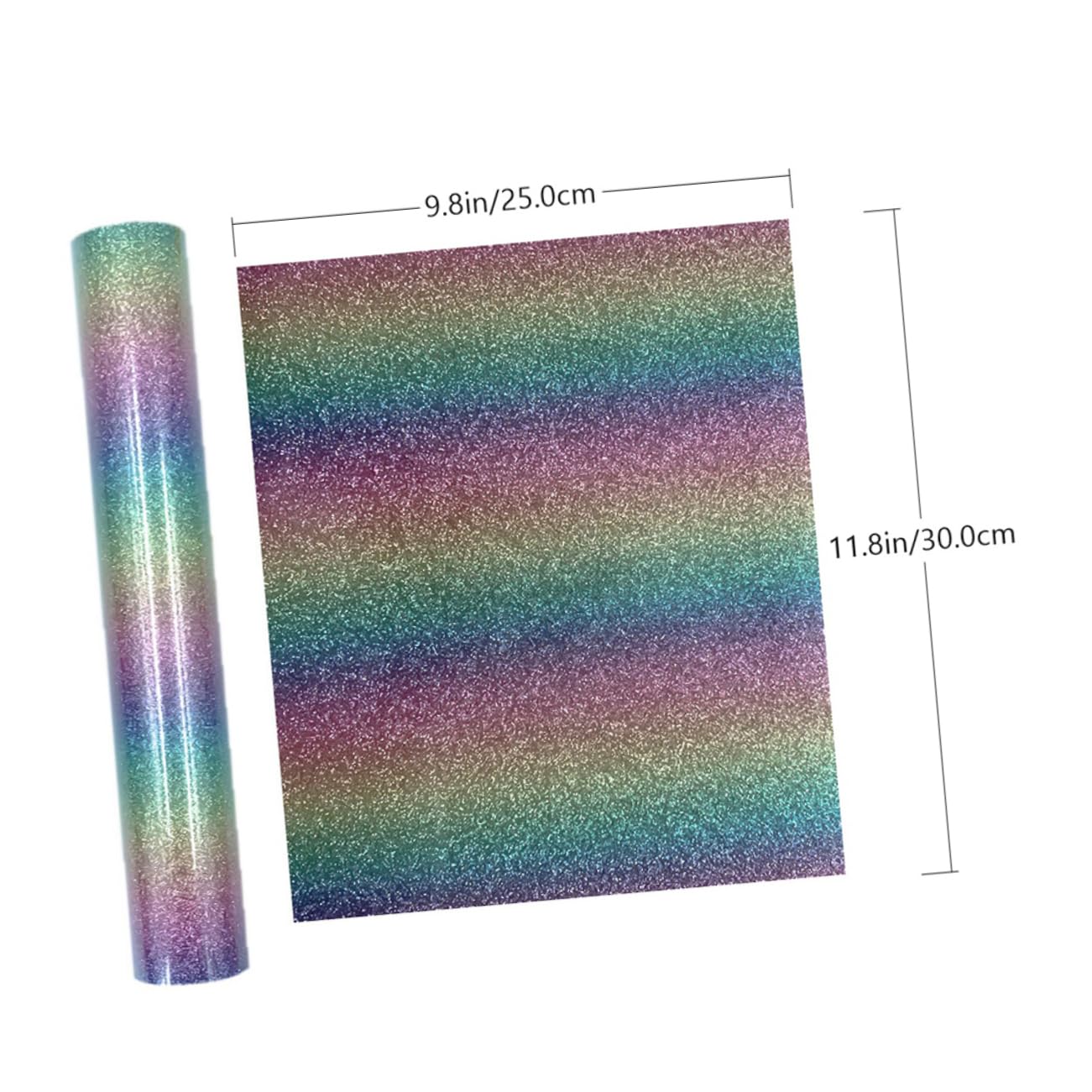 DOITOOL Garment Film 4pcs Engraving Film White Puff Vinyl Heat Transfer Heat Transfer Vinyl Glitter