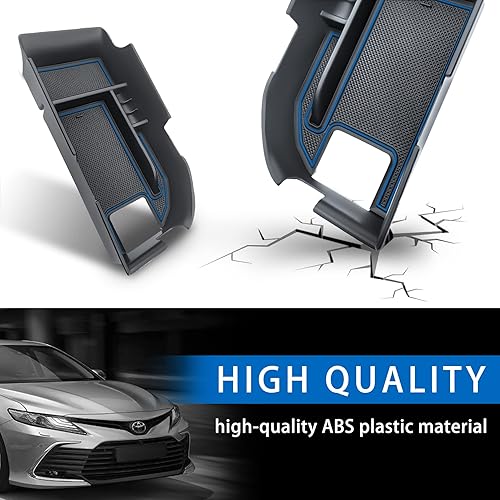 Miniatura 5 de Htufrey Bandeja organizadora de consola central compatible con Camry XLE o XSE 2018-2021 2022 2023 y Camry LE SE 2020-2023, accesorios de caja de