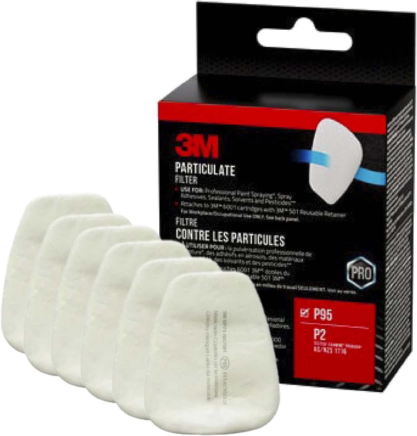 3M™ Particulate Filter 5P71, P95, 3 Pairs per Pack