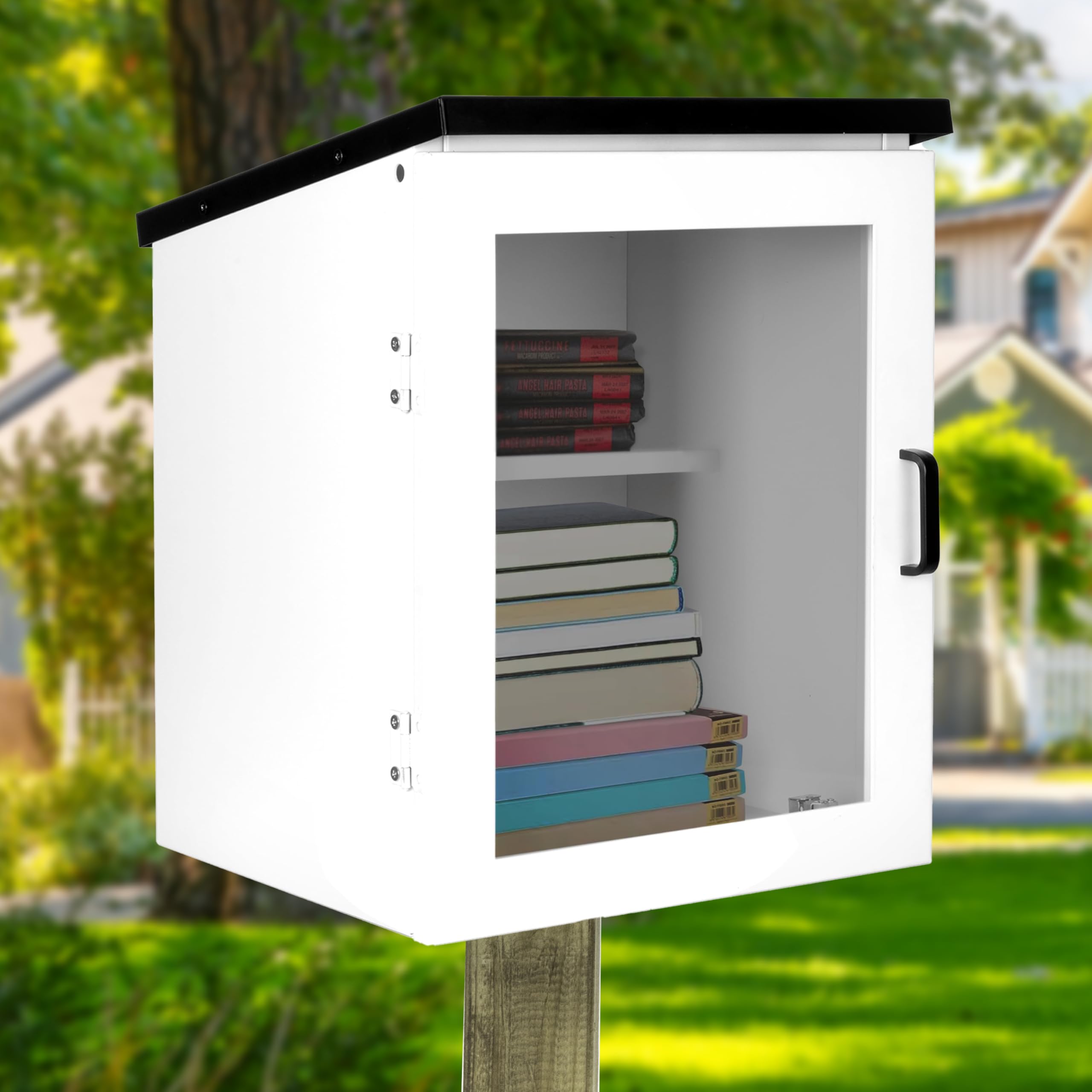 Amazon.com: Ilyapa Library Box Outdoor, 16x14x17 White - Little