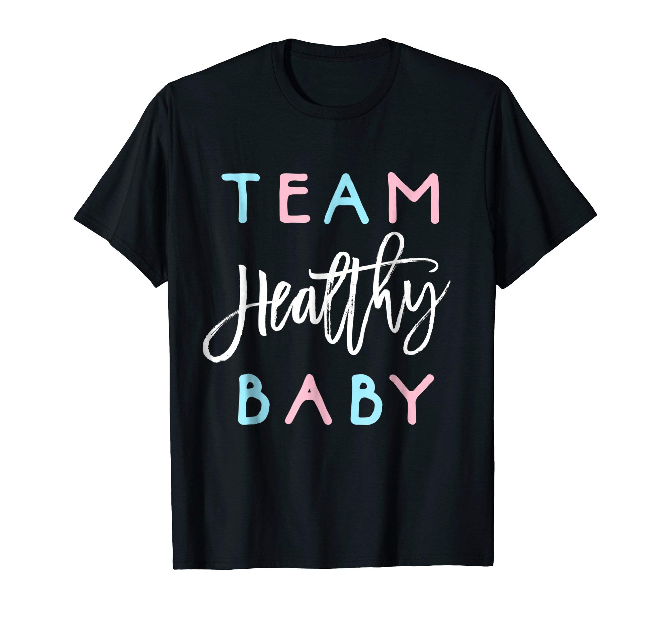 Cute Gender Reveal Boy Girl ShirtsTeam Healthy Baby Shirt Gender Reveal Shower Boy or Girl Tee T-ShirtOEKO-TEX STANDARD 100