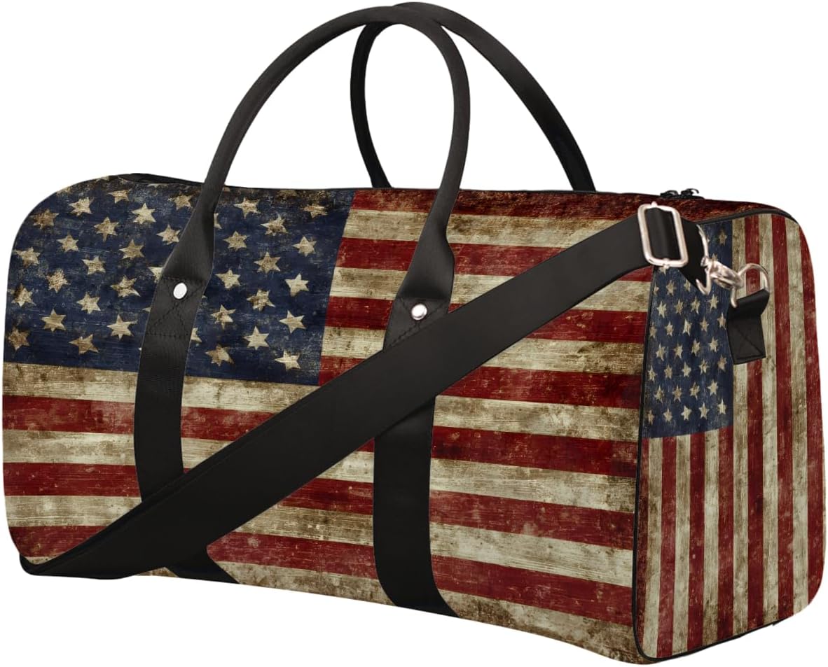 Travel Duffel Bag, Sports Tote Gym Bags Colorful Tie-dye Weekender Bag Carry on Luggage Handle Overnight Shoulder Bags for Women Men,B-04