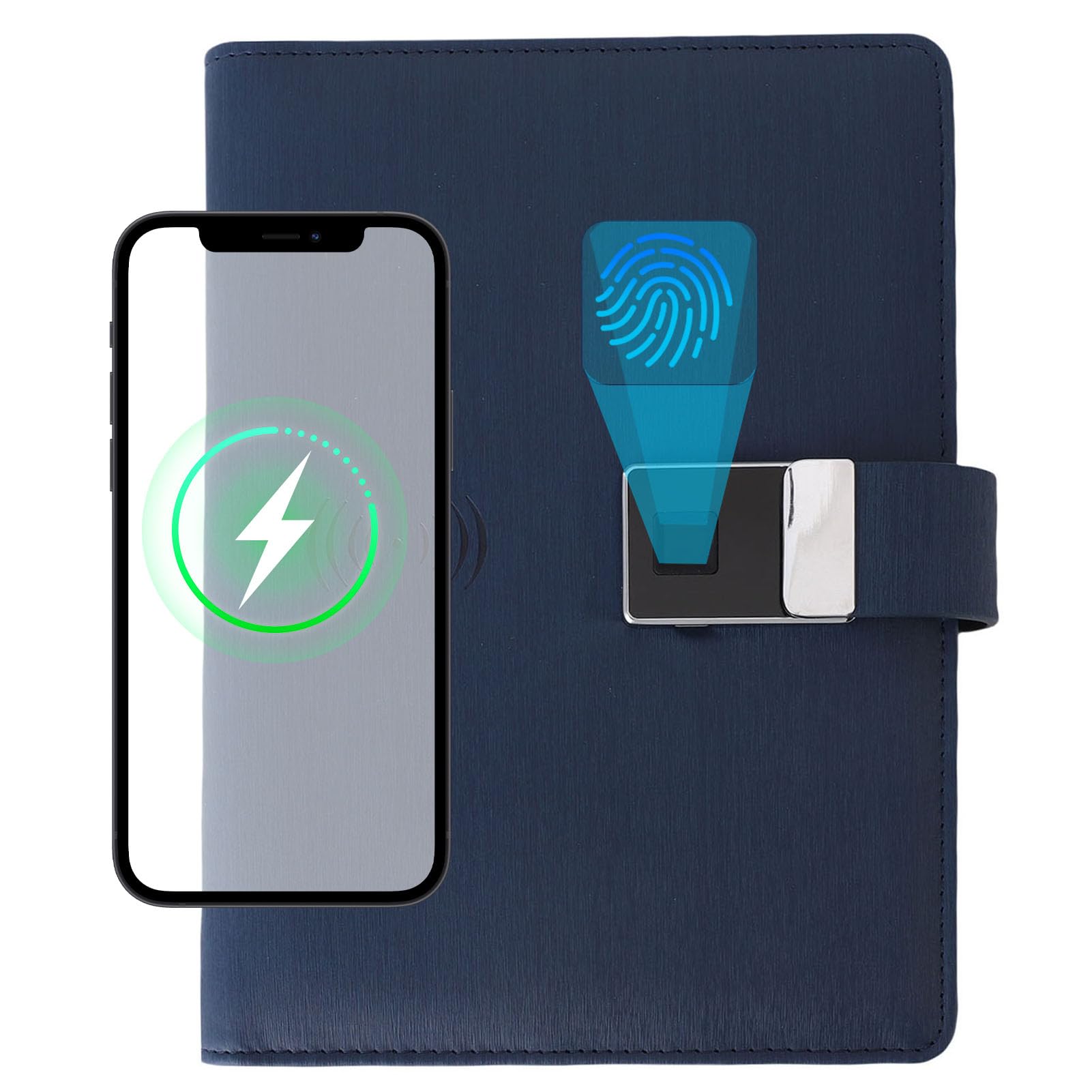 Conjunto de Cuaderno con Bolígrafo Inteligente, Cuaderno Digital con Carga Inalámbrica, Cuaderno de Notas con Sincronización en Tiempo Real, Transcripción de Voz Ai, Desbloqueo