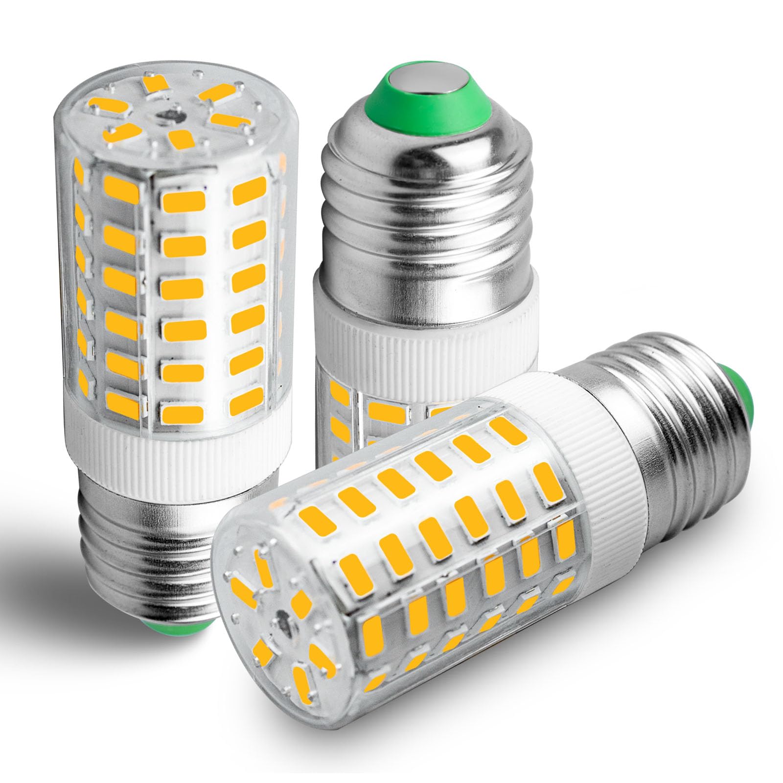 E27 LED Mais Glühbirnen,7W Led Birnen 1000LM ersatz 70W Glühlampe, Warmweiß 3000K Energiesparlampe E27 LED Lampe Maiskolben Kleine Kerze Leuchtmittel Nicht Dimmbar,AC100V-265V,3er-Pack (Warmweiß)