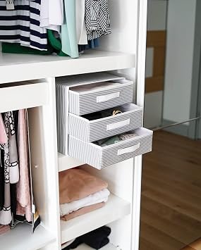 3 Bölmeli Katlanabilir Çekmece Raf Düzenleyici Organizer