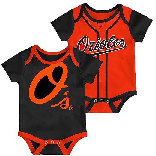 Outerstuff MLB Newborn & Infants 0-24 Months 2 Piece Team Graphic Onesie Creeper Bodysuit Romper Set (St. Louis Cardinals, 3/6 Months)
