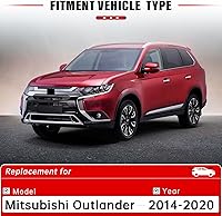 Vista 2 de Escobillas Limpiaparabrisas de Repuesto para Mitsubishi Outlander 2014-2020 Calidad Original de Fábrica Juego de Escobillas Delanteras y Traseras