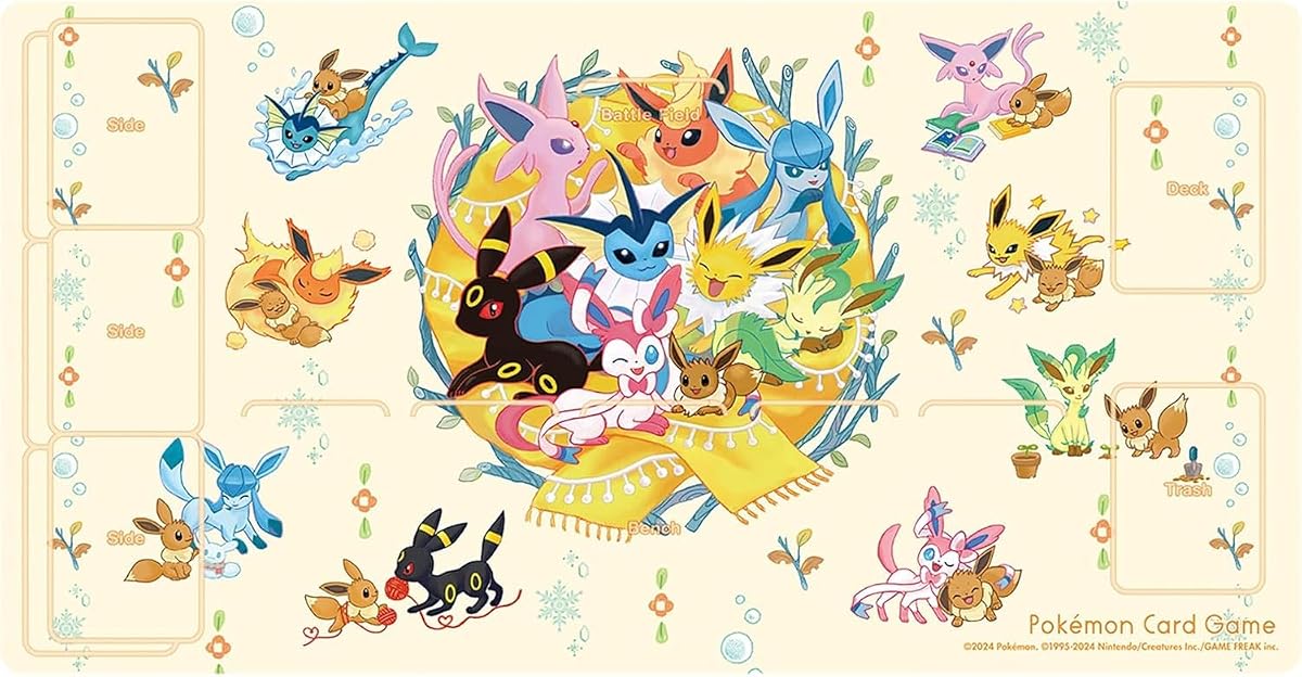 Pokemon Card Game Rubber Playmat Eevee